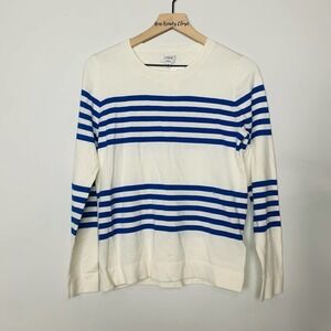 #16 J.crew Factory | NWT Striped Teddie sweater Size Small